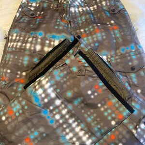 Orage Gray and Blue Patterned Pants. XXS. Like New, Excellent Condition